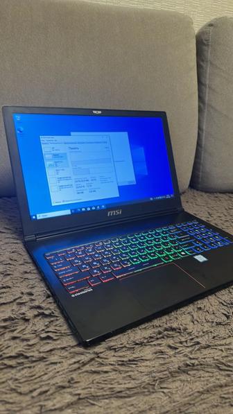 Игровой ноутбук MSI GTX1050TI