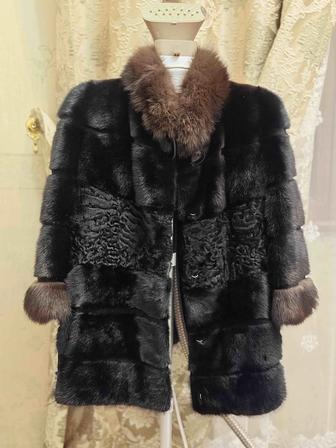 Норковая шуба Каракульча