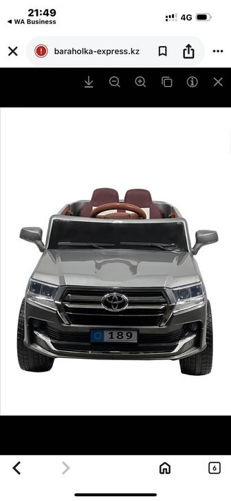 Детский электромобиль серый 4 WD