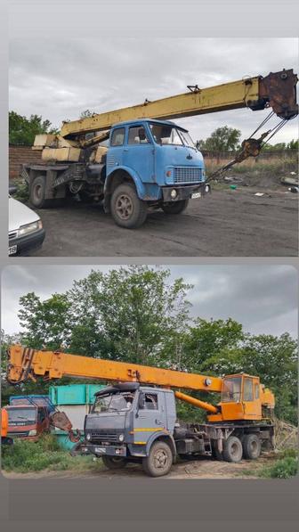 услуги автокрана маз, камаз