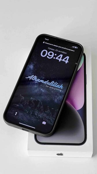 чёрный iphone 14 plus 256 gb