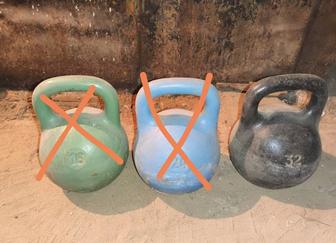 Гиря 32 кг советские качество