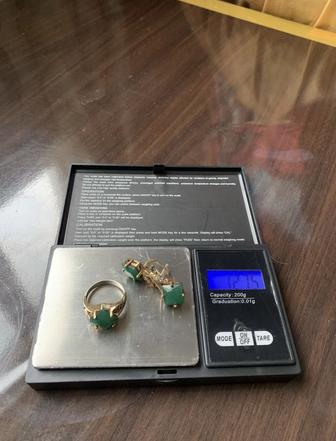 Серебряные наборы кольцо и серьги