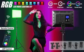 Продам постоянный свет Led и тканевый, пластиковые и деревянные фоны!