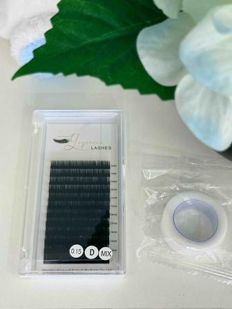 Ресницы , палетка ресниц микс 0,15 мм