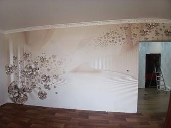 Побелка обоев и побелка
