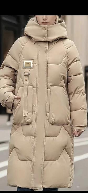 Зимняя куртка длинная