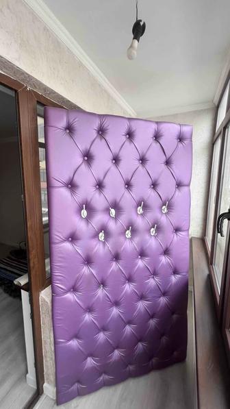 Вешалка (экокожа), ЛДСП, настенная с крючком для прихожей