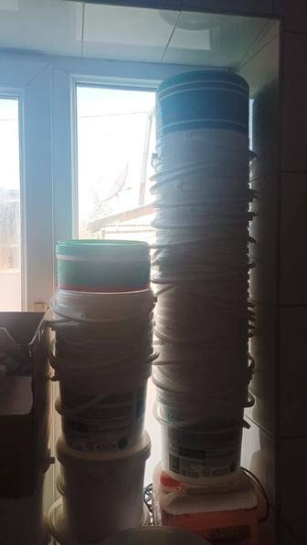 Продаются ведра из под соусов 5л 10л с крышками