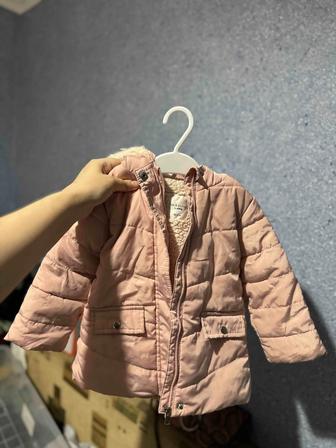 Куртки детские на девочку размер 80-86