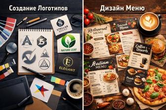 Логотипы/Меню/Флаера/Реклама