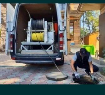 Прочистка канализации крот машина отогрев водопровода канализаций аппаратом