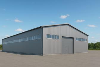 Ангары под ключ любой сложности купольные, из лстк, черного металла.