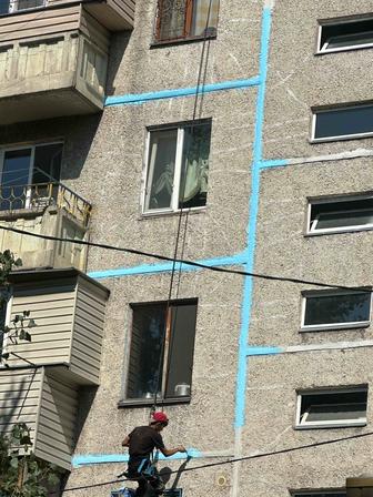 Высотные работы.Альпинисты