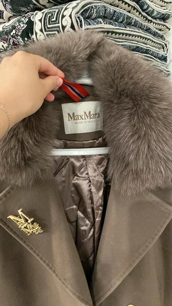 Итальянский пальто коричневого цвета новый Max Mara