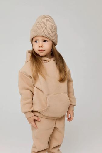 Детская шапка с подворотом