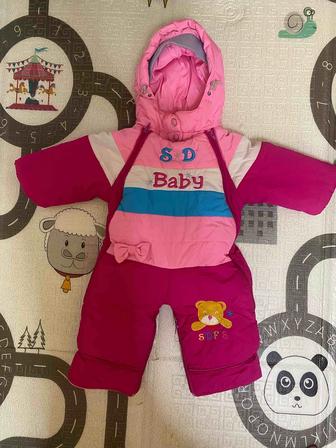 Детский зимний комбинезон