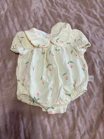 Боди летнее муслин 62 размер