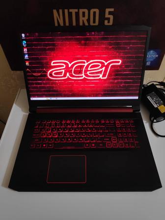 Gtx1660Ti Core i5 180W 17 FullHd Большой Игровой ноутбук Acer Nitro 5