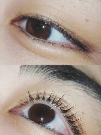 Ламинирование ресниц и бровей