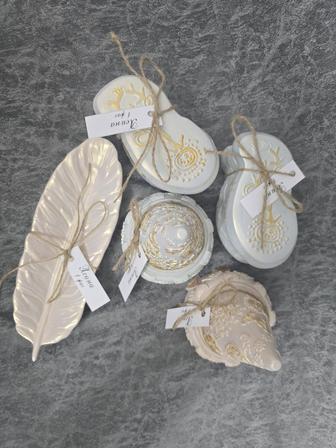 Асық из гипса тойбастар бонбоньерки