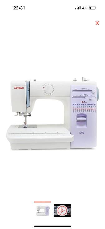 Janome 423s швейная машина