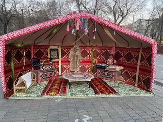 Аренда юрты и полуюрты с атрибутикой