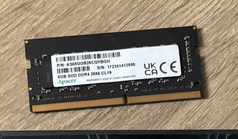 Оперативная память Apacer SO-DIMM DDR4, 2666, 8gb для ноутбука