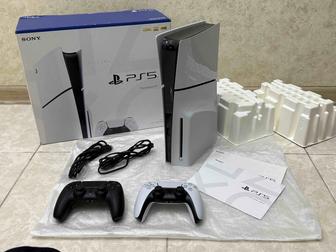 Почти Новый PlayStation 5 Slim 1TB 2 Джойстика Игровая Приставка PS5