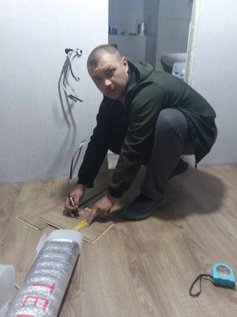 Установка ламината, паркета