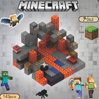 Магнитный конструктор Minecraft 235 деталей