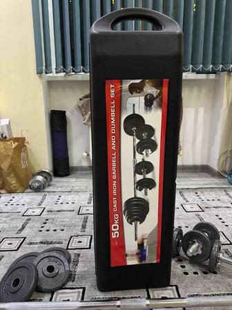 Набор штанга и гантели