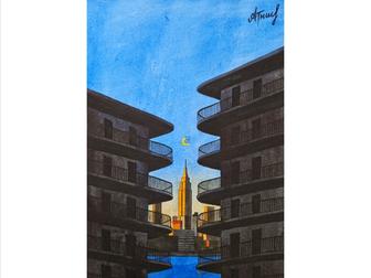 Картина Нью-Йорк