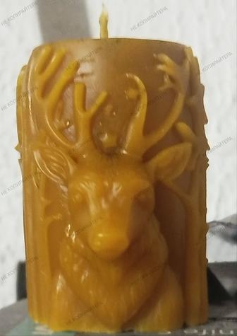 Олень свеча