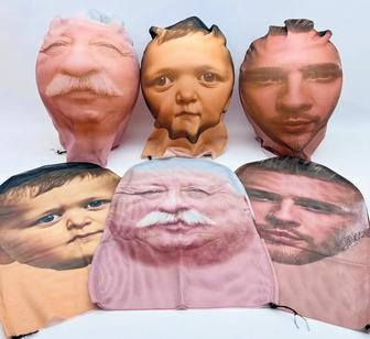 Маски с лицами прикольный подарок и для веселых вечеринок!