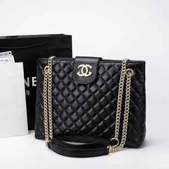 Сумка Chanel экокожа черная