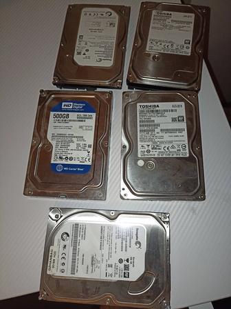 Жесткие диски 500гб, 1tb, 1.5 tb