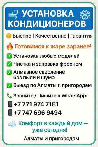 Установка кондиционеров