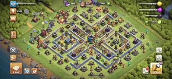 Продам аккаунт clash of clans 12 тх 3700 гемов