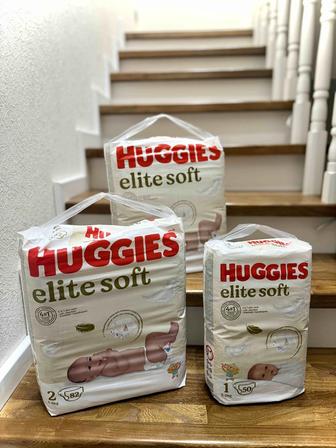 подгузники Huggies Elite Soft (1 и 3)