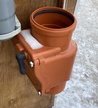 Обратный клапан на 100 мм