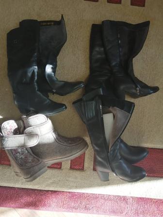 Продам женские сапоги, 35,35,38 и 40