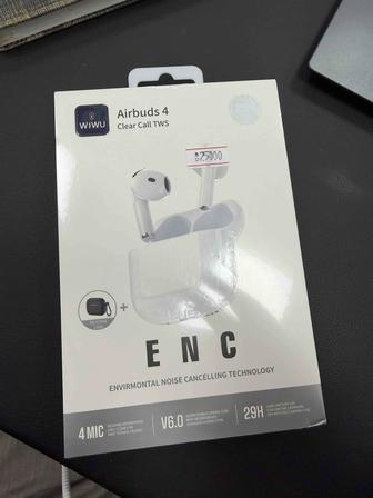 Продаю наушники, Airbuds 4 ENC, люкс копия под airpodsы