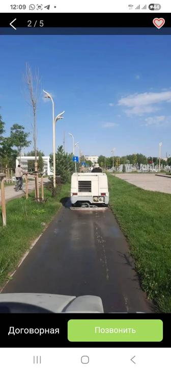 Мойка паркинга, торговых, складских площадей