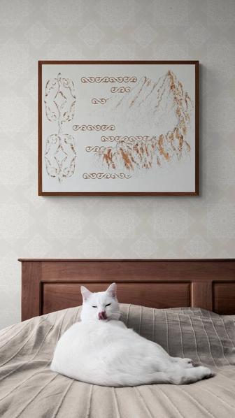 Интерьерная текстурная картина - Путь к вершине