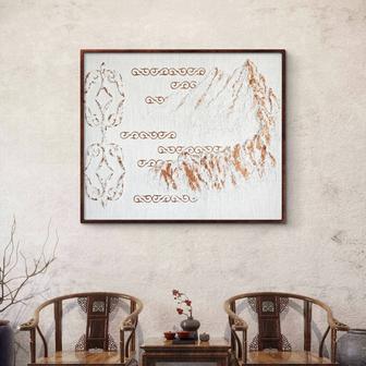 Интерьерная текстурная картина - Путь к вершине