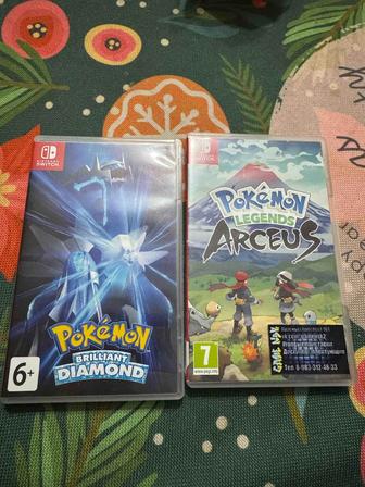 Продам игры на Нинтендо свитч Pokmon