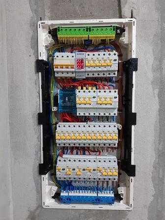 Электрика сборка щитков монтаж проводки