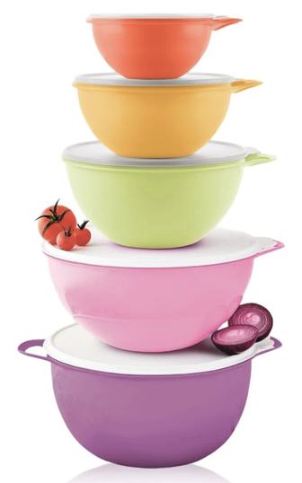 Набор мисок Tupperware Милиан полипропилен, 5 шт