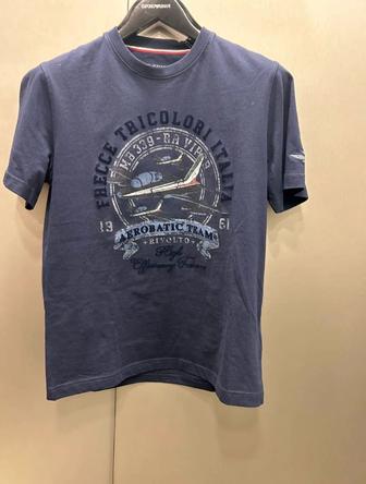 Мужская футболки от Итальянского бренда Aeronautica.100% оригинал.
